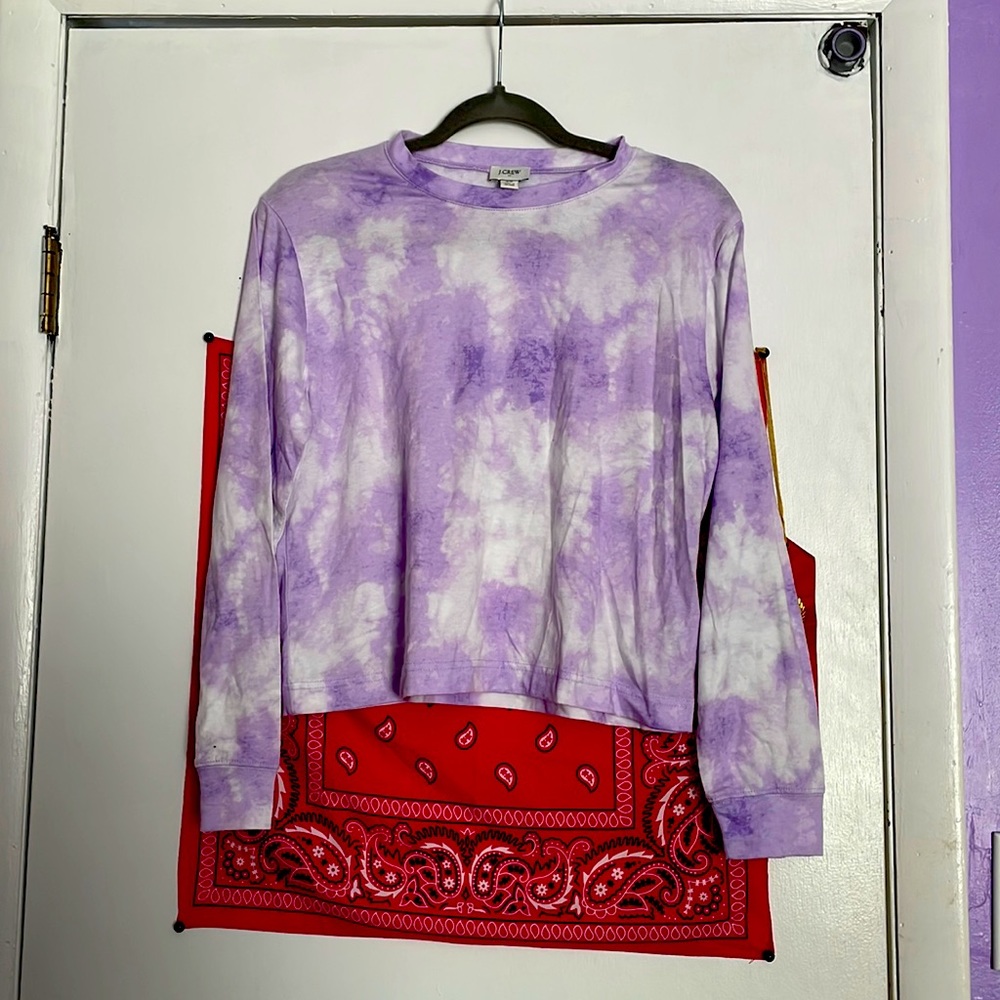 XS J Crew Tie Dye Top